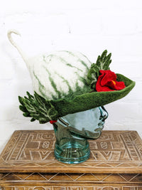 Felt Flower Hat