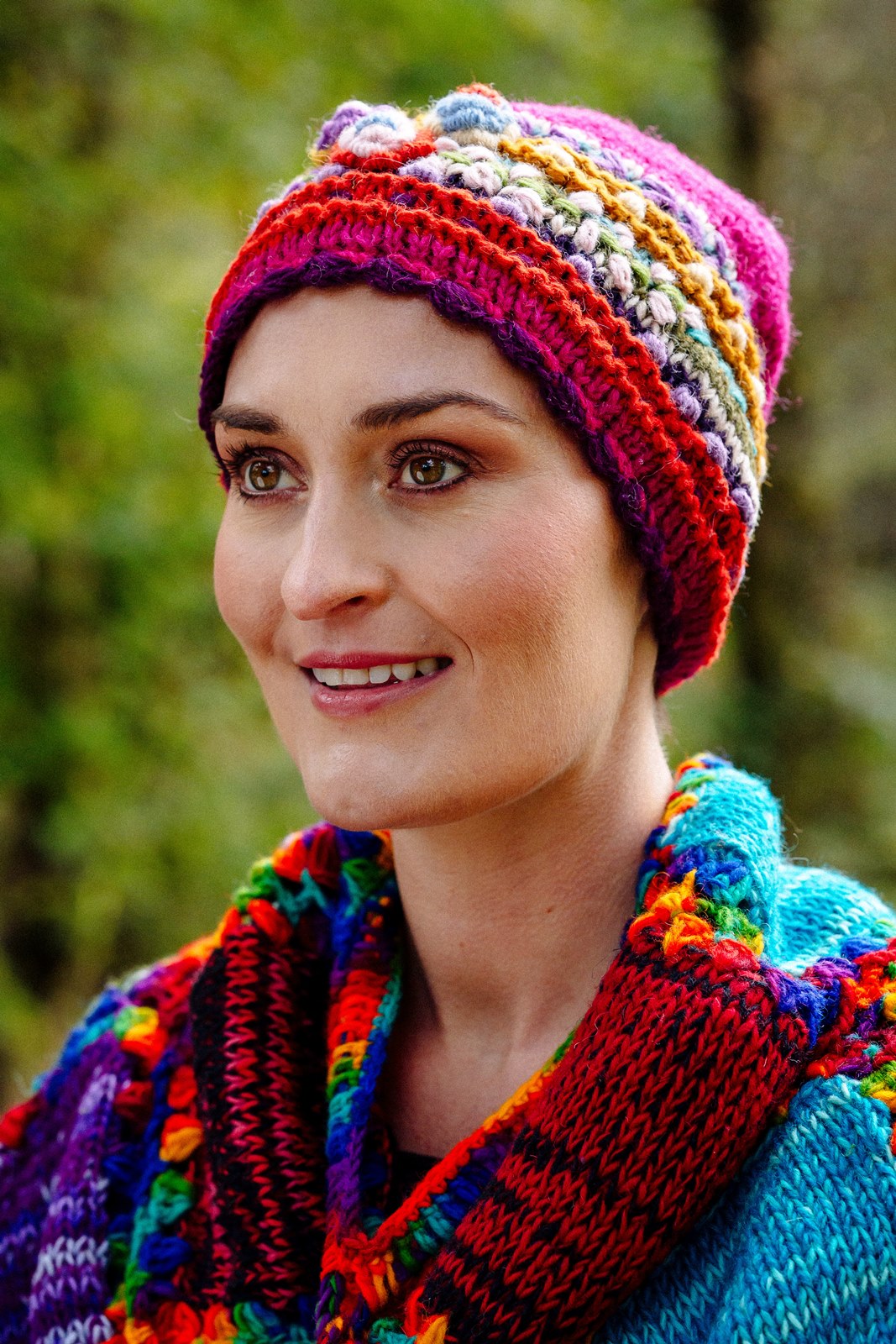 Wool Flower Hat