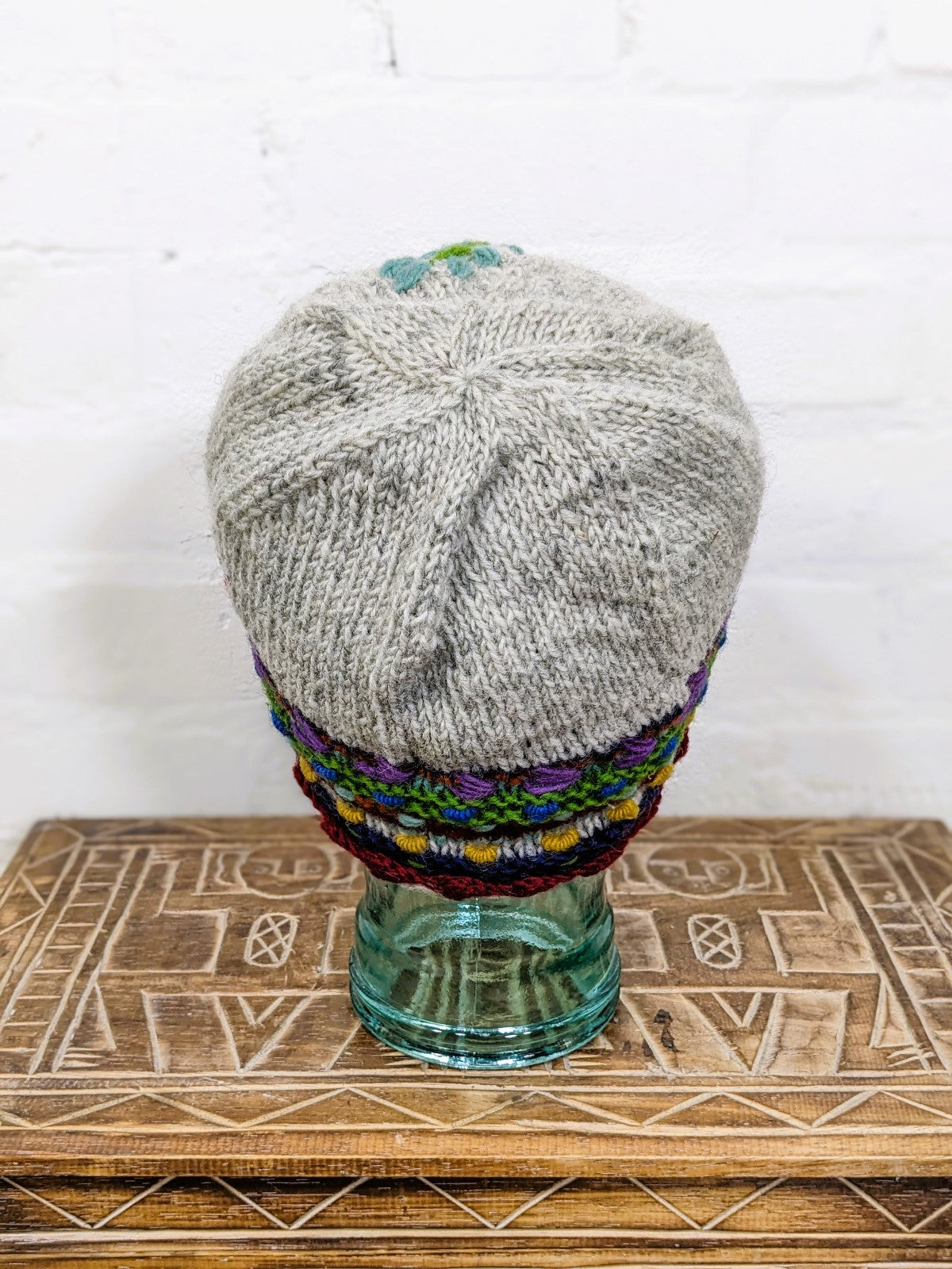 Wool Flower Hat