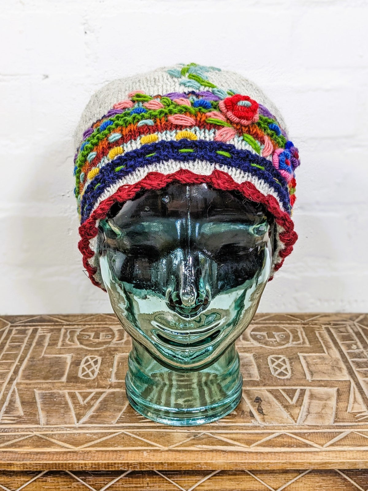Wool Flower Hat