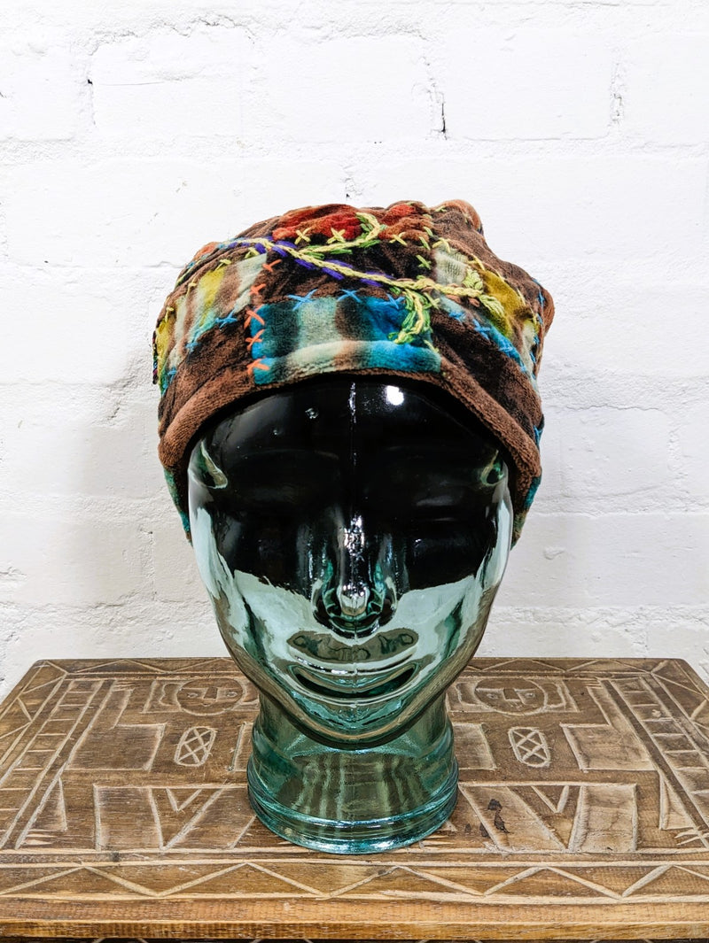 Patch Velvet Hat