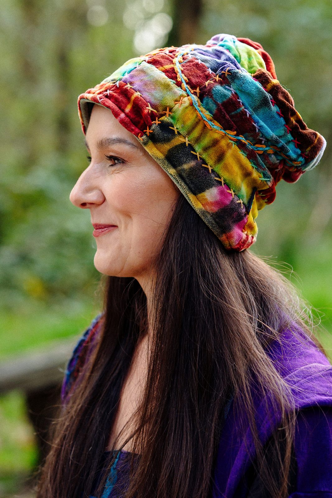Patch Velvet Hat