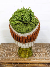 Knitted Wool Bobble Hat