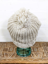 Knitted Wool Bobble Hat
