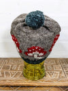 Wool Mushroom Bobble Hat