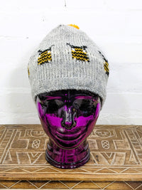 Wool Bee Bobble Hat