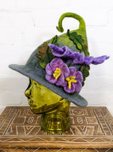 Felt Pointed Flower Hat