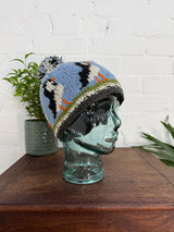 Knitted Puffin Bobble Hat