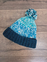 Colour Knit Bobble Hat