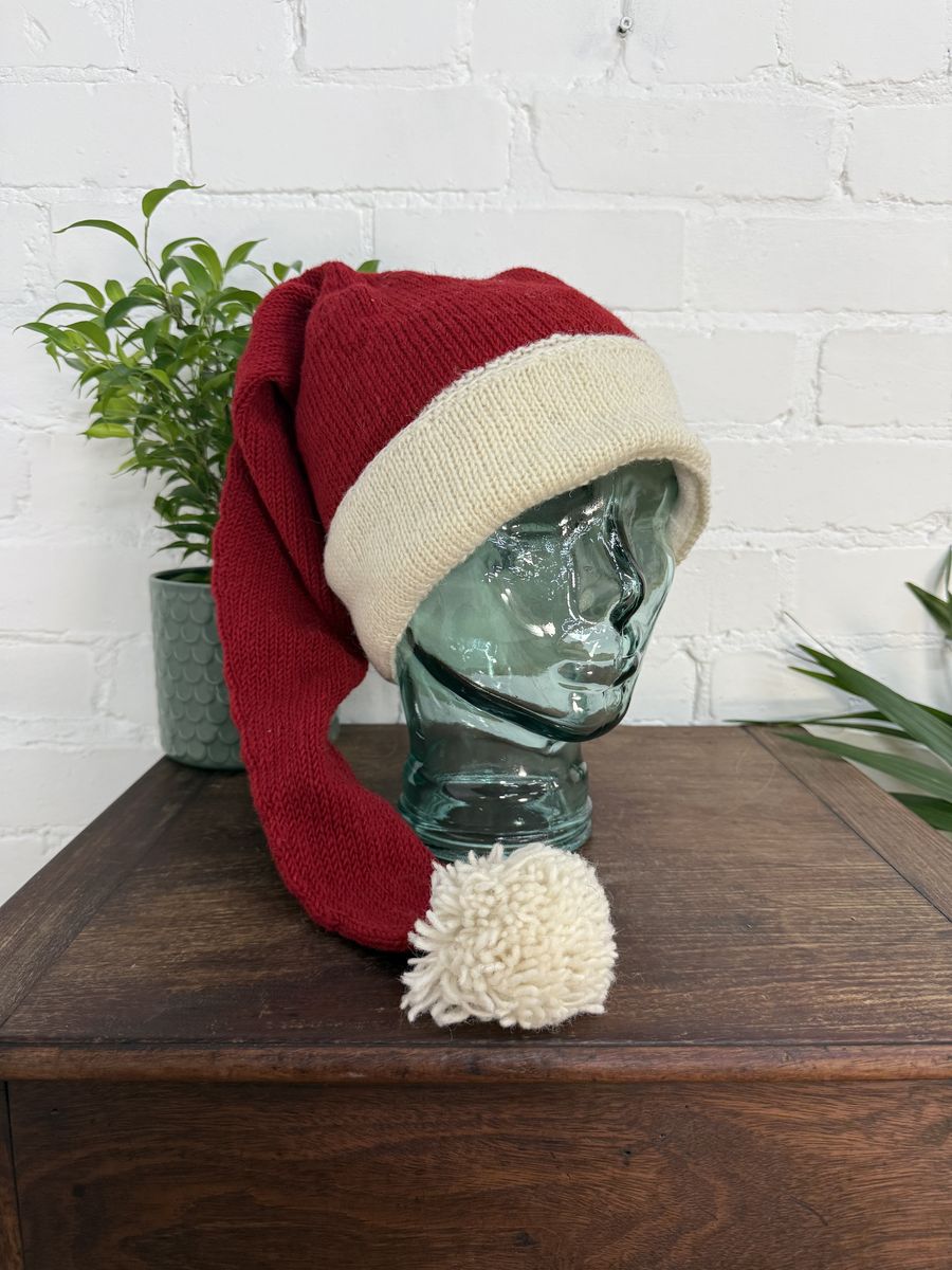 Knitted Christmas Long Hat