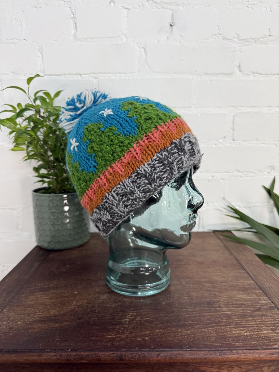 Christmas Tree Hat in Night Sky