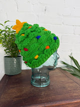 Decorated Christmas Tree Wool Hat