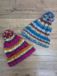 Cable Knit Bobble Hat