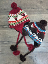 Ear Flap Patterned Hat