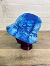 Blue Tie Dye Bucket Hat