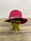 Assorted Patch Wide Brim Hat