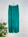 Straight Leg Elasticated Trousers