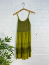 Short Elasticated Strappy Dress