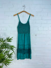 Short Elasticated Strappy Dress