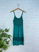 Short Strappy Elasticated Dress