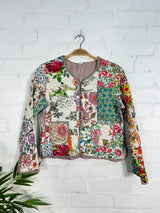 Quilted Floral Jacket Assorted Colours