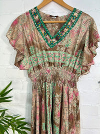 Long Short Sleeve Dress