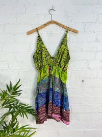 Long Dress Strappy Vest