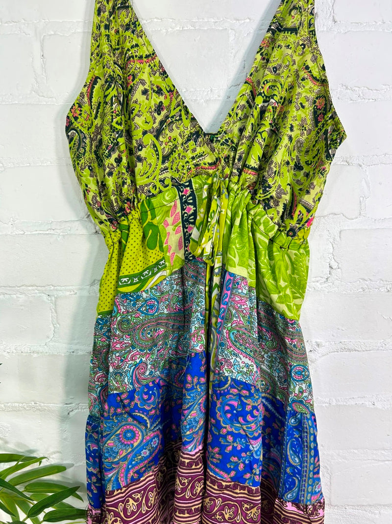 Long Dress Strappy Vest