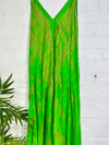 Long Tie Halter Neck Dress