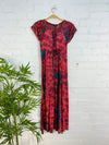 Long Cap Sleeve Dress