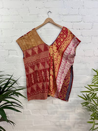 Assorted Quilted Sleeveless  Dress