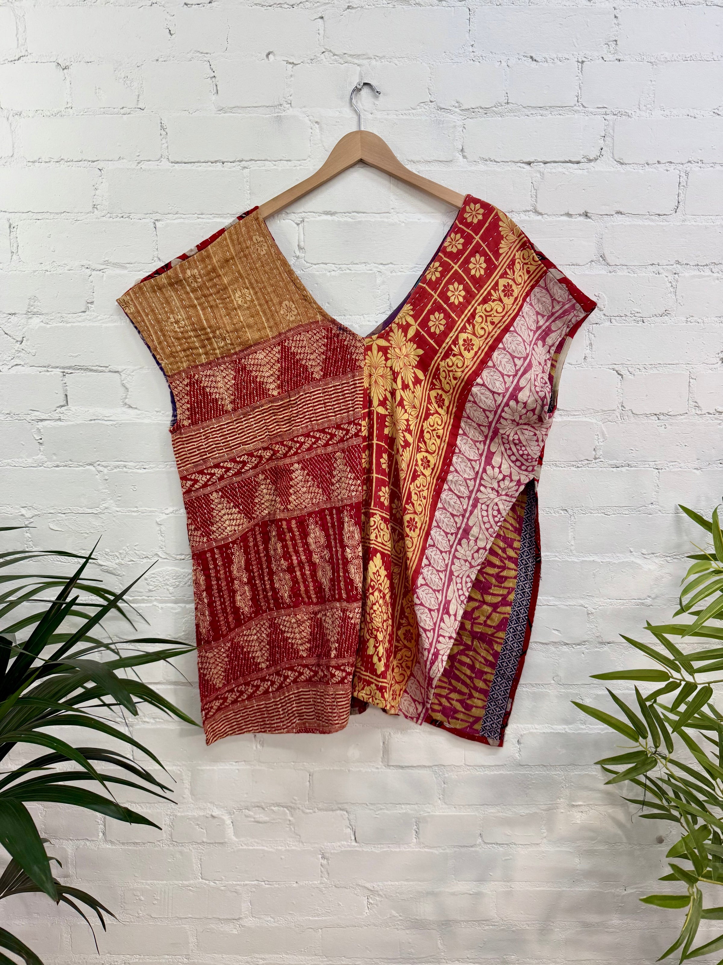 Assorted Quilted Sleeveless  Dress