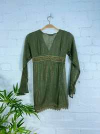 Long Sleeve Tie Back Top
