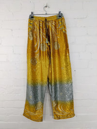 Recycled Sari Straight Trousers