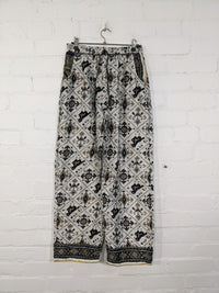 Recycled Sari Straight Trousers