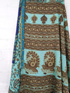 Recycled Sari Long Wrap Skirt