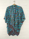 Recycled Sari 3/4 Sleeve Open Top