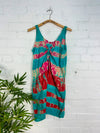 Tie Dye Short Strappy Dress
