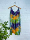 Tie Dye Short Strappy Dress