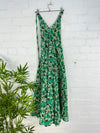 Long Tie Halter Neck Dress