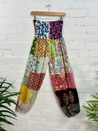 Patchwork Harem Trousers