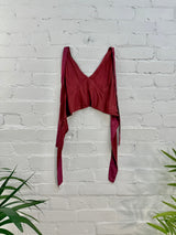Plain Cropped Halter Top