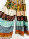 Recycled Sari Silk Wide Trousers