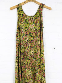Recycled Sari Silk Long Dress