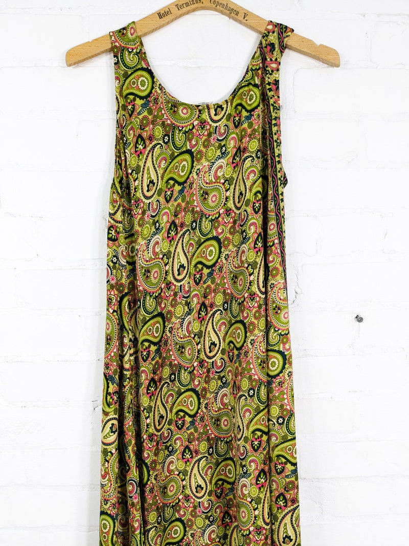 Recycled Sari Silk Long Dress