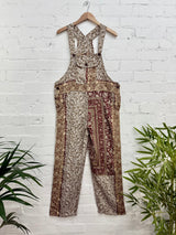 Patterned Silky Dungarees