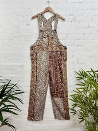 Patterned Silky Dungarees