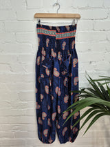 Patterned Silky Harem Trousers
