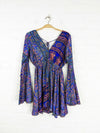 Recycled Sari Silk Long Sleeve Top