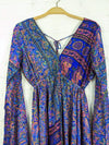 Recycled Sari Silk Long Sleeve Top